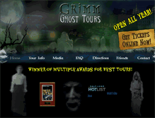Tablet Screenshot of grimmghosttours.com